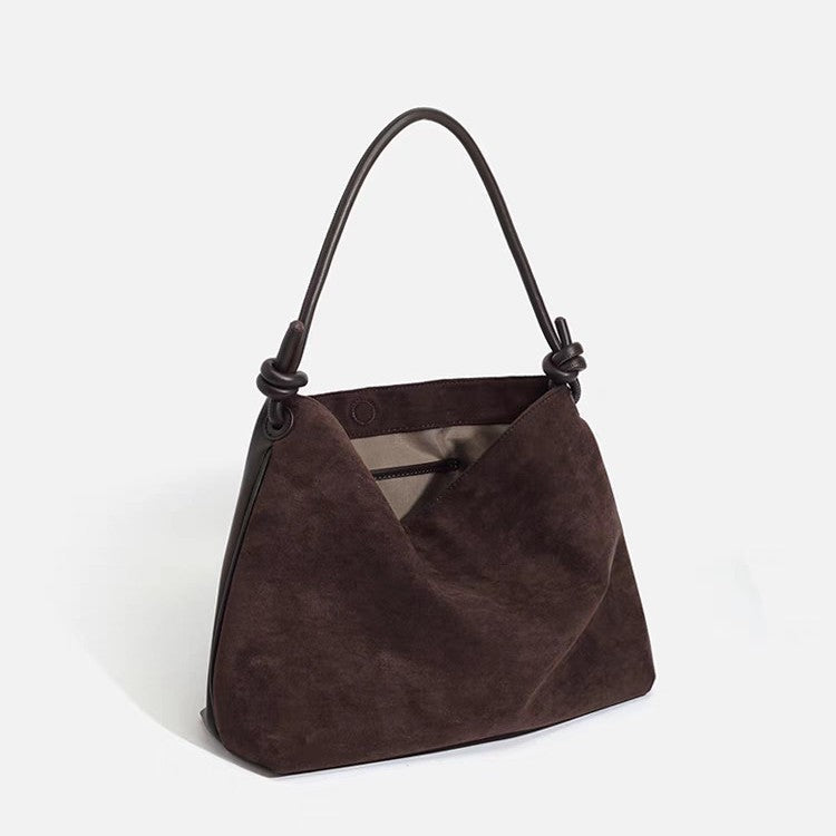 Large Capacity Genuine Leather Shoulder Bag – Women's Commuter Bag