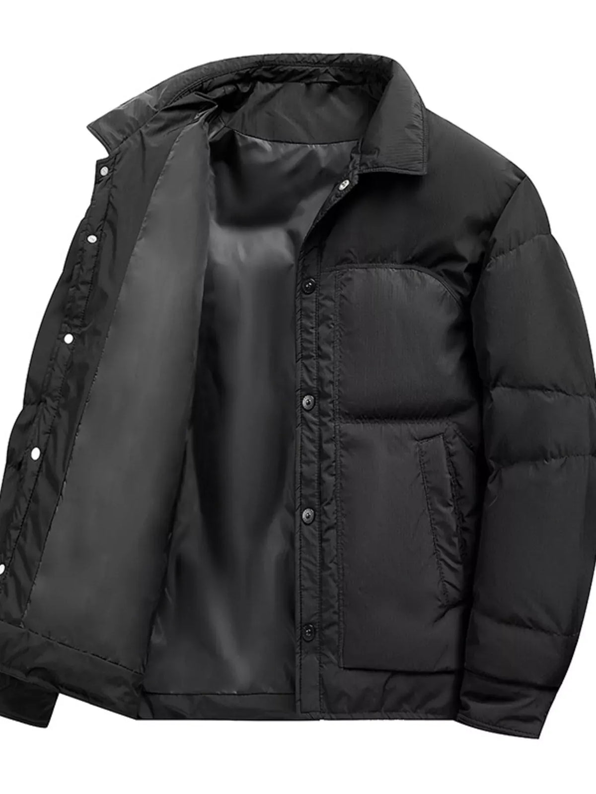 Men's Snap-Front Puffer Jacket — photo 4