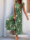 Solene Printed Crewneck Cap Sleeve Wide-Leg Jumpsuit — product view 11