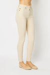 Judy Blue Reese Garment-Dyed Tummy-Control Skinny Jeans — product view 3
