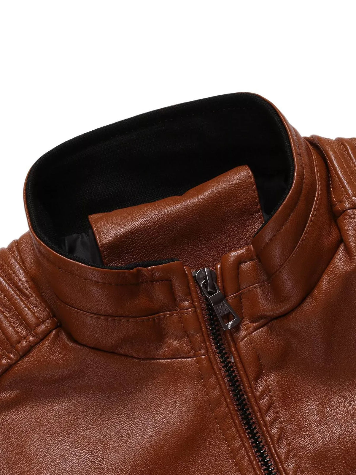 Men's Zip-Up Moto Jacket — photo 5