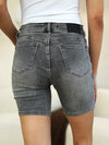 Judy Blue Camden High-Rise Washed Denim Shorts — product view 4