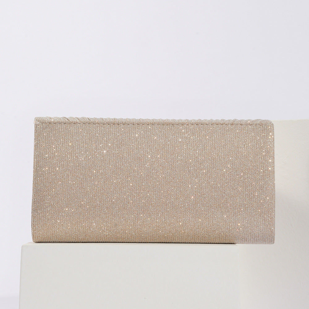 Vintage Evening Clutch Bag - Pleated Pillow Handbag for Women - Party Wedding Banquet Purse