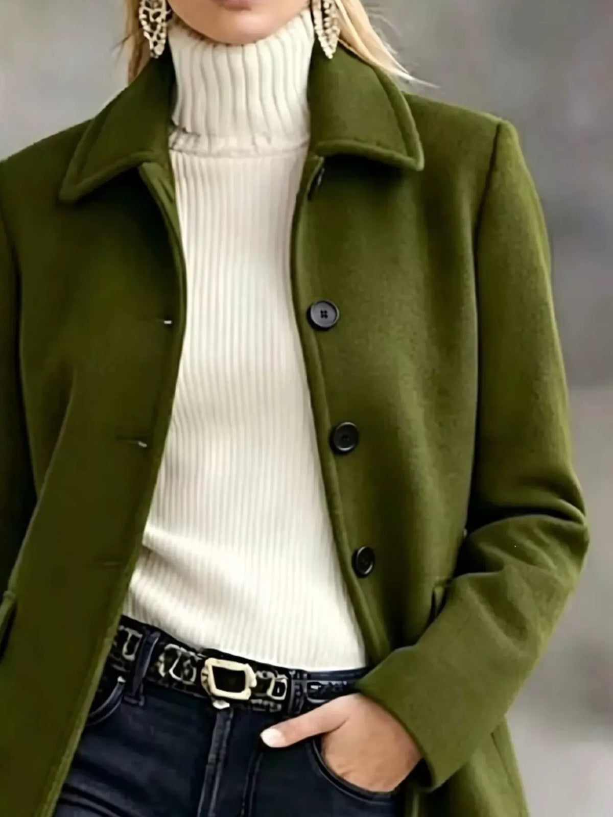 Women's Lined Button-Front Longline Coat — photo 7