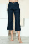 Judy Blue Sawyer Side Seam Braid Detail Crop Wide-Leg Jeans — product view 6