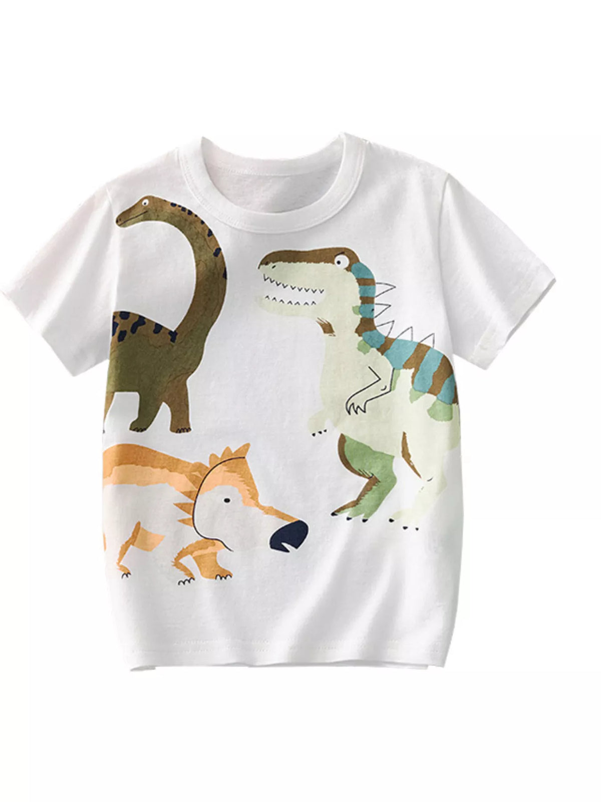 Bluebird Lane Dinosaur Crewneck Short-Sleeve T-Shirt