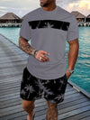 Sunset Palms Tee & Shorts Set — color or detail view 8