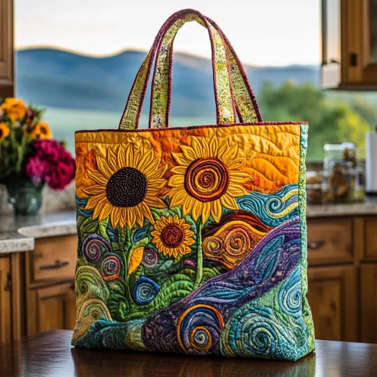 Women's Trendy Printed Tote & Shoulder Bag - Canvas Lined Oxford Cloth