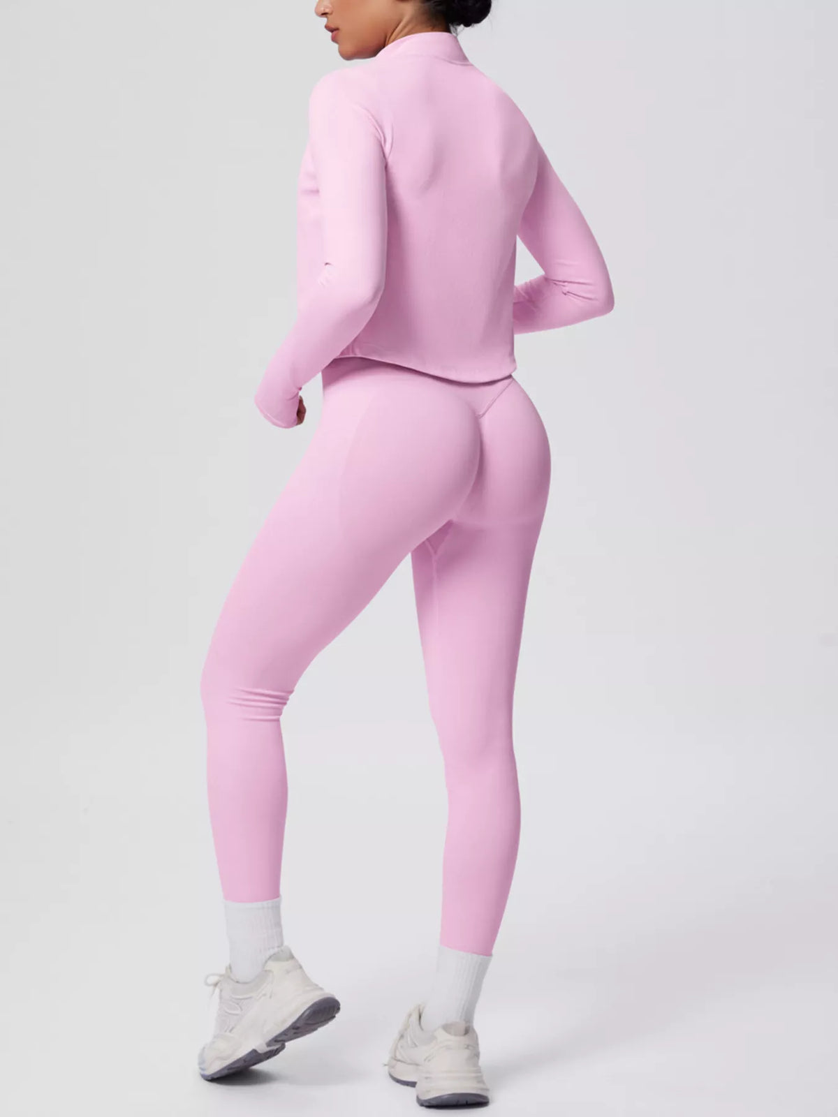 Tank, Zip Jacket & Leggings 3-Piece Active Set