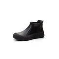 Women's Vintage Mid-Calf Boots | PU Leather Back Zipper | Flat Heel Casual Winter Boots