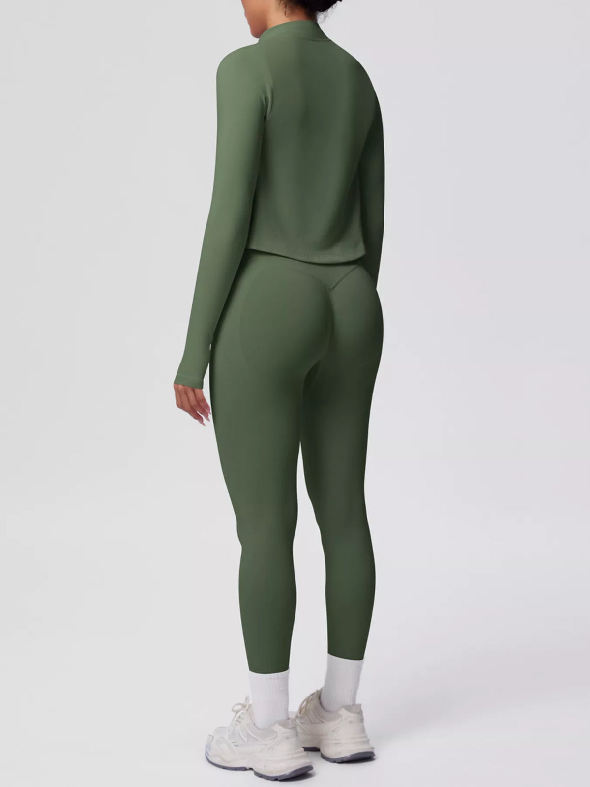 Tank, Zip Jacket & Leggings 3-Piece Active Set
