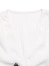 Maren Bow Front Cap Sleeve Blouse — product view 8