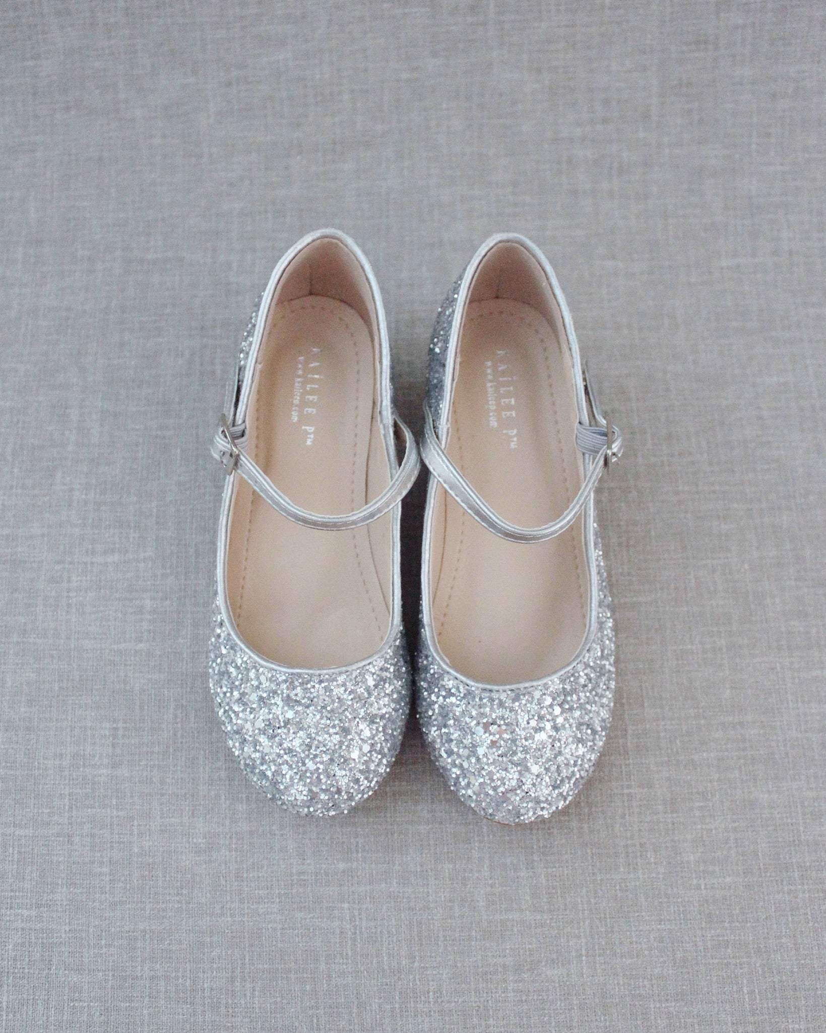 Rock Glitter Mary Jane with Glitter Heels for Girls