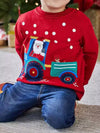 Sunny Days Santa Tractor Crewneck Sweatshirt — product view 1