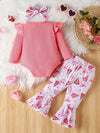 Scout Club Halloween Graphic Top and Pants 3-Piece Set with Headband — product view 8
