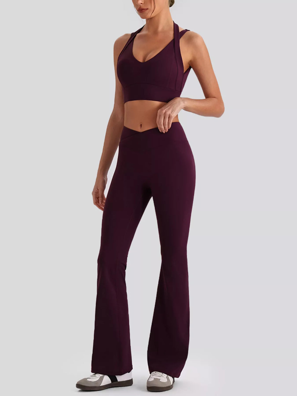 Seamless V-Neck Tank & Leggings Active Set