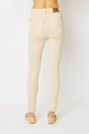 Judy Blue Reese Garment-Dyed Tummy-Control Skinny Jeans — product view 5