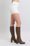 Judy Blue Rowan High-Rise Shearling Cuff Denim Shorts — product view 2
