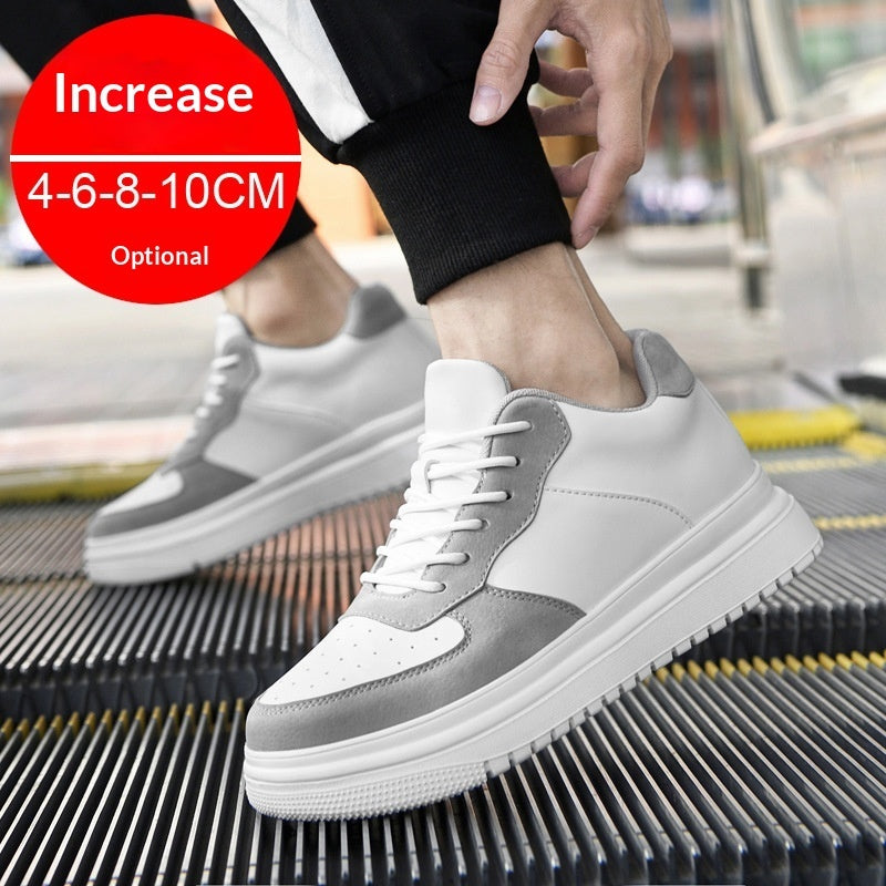 Men's Height Increasing Sneakers | Breathable Microfiber Casual Shoes with Hidden Insole +6–8CM