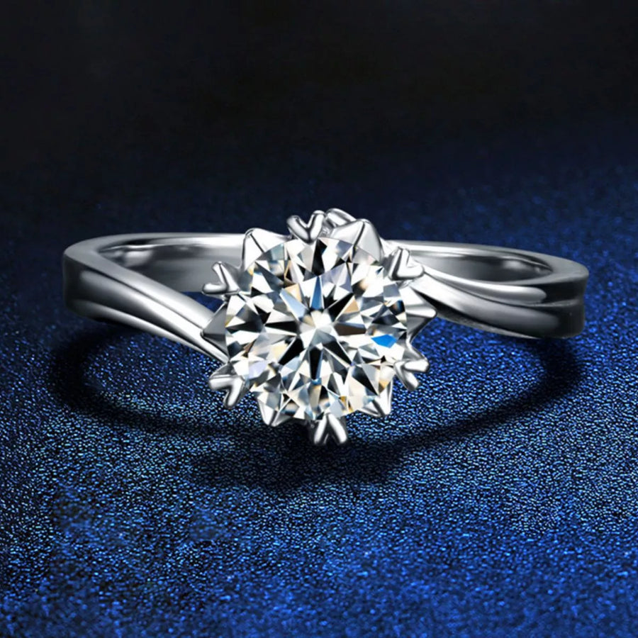 3 Carat Moissanite 925 Sterling Silver Ring