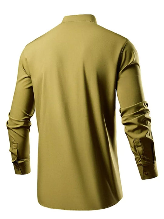 Another view: Men's Button Up Long-Sleeve Shirt