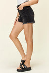 Judy Blue Addison Tummy-Control Frayed-Hem Shorts — product view 3