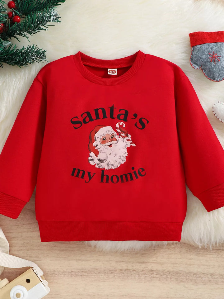 Wildwood Christmas Santa's My Homie Graphic Sweatshirt — product view 1