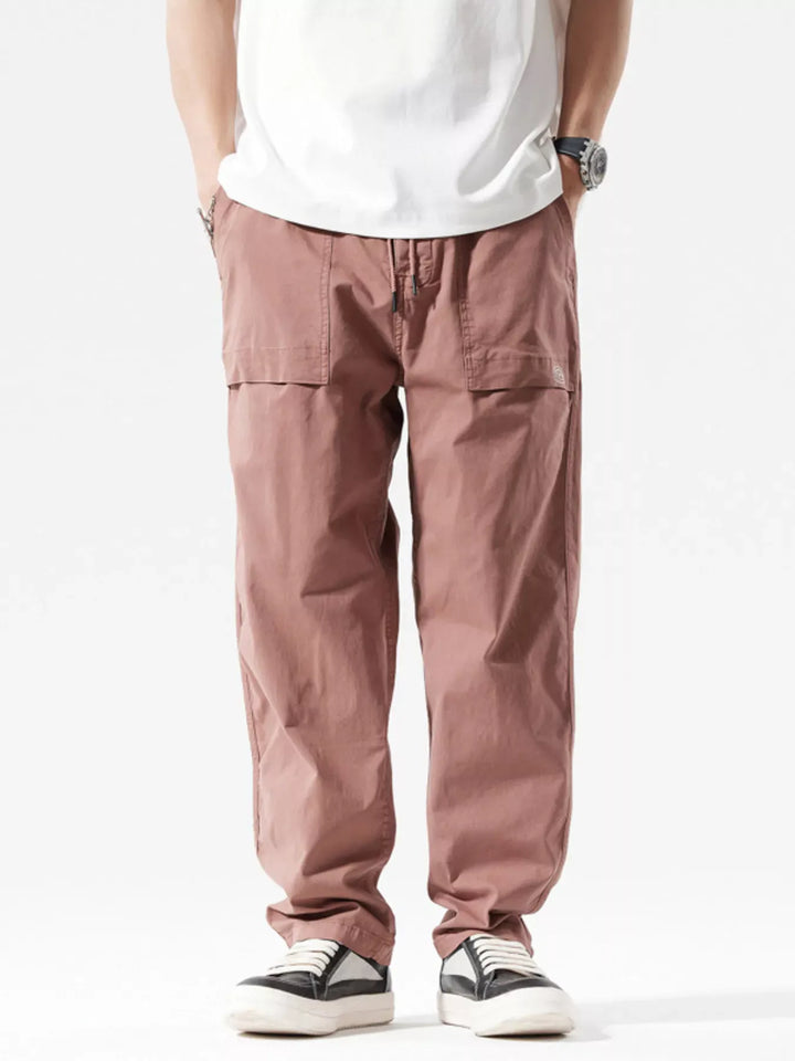 Men's Full Size Casual Cargo Pants with Multiple Pockets Plus