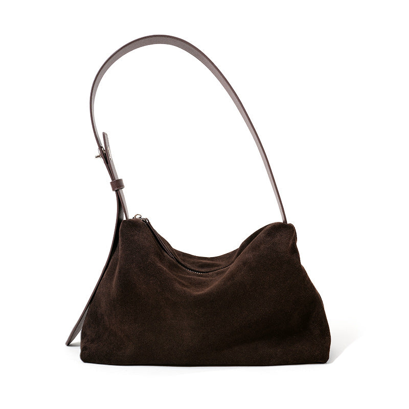 Women's Genuine Leather Tote Bag | High-Gloss Matte Cowhide Shoulder Bag