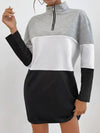 Isla Color Block Zip Front Dress — product view 3