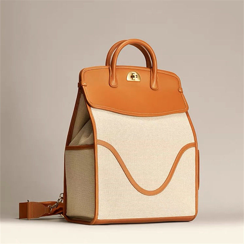 Women's Casual Backpack – Synthetic Leather Commuter & Travel Bag | Black & Brown