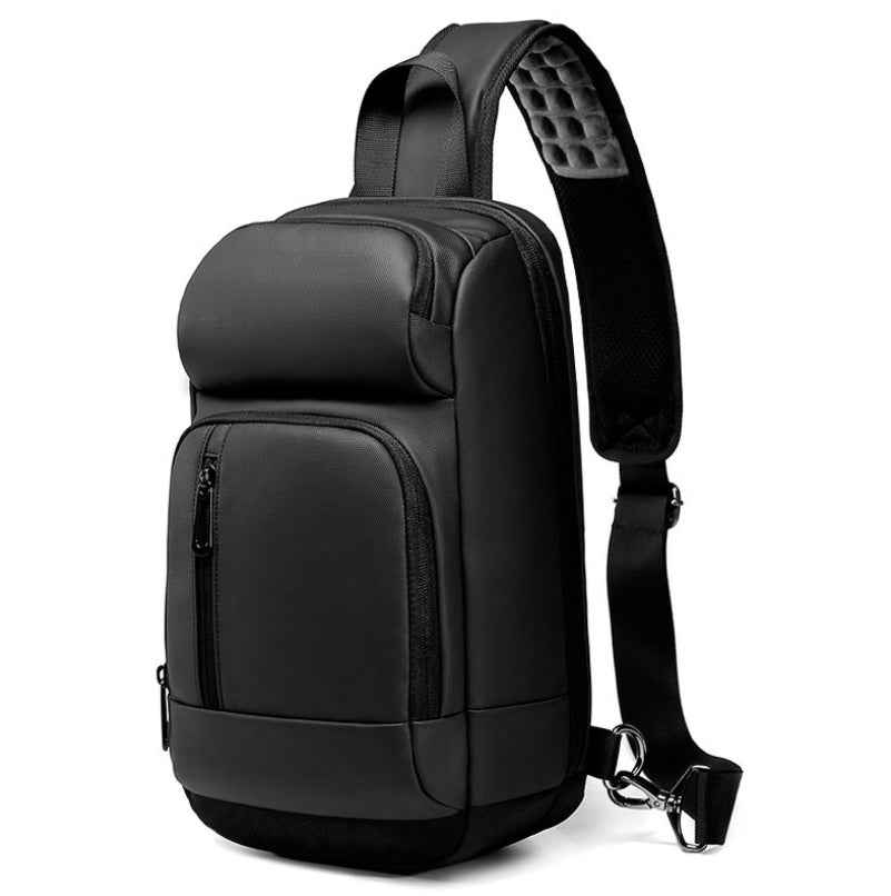 Women's Waterproof Shoulder Backpack 20-35L | PVC Travel Bag with Laptop Sleeve & Air Cushion Strap