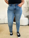 Judy Blue Harper Mid-Rise Rigid Magic Release Hem Jeans — product view 10
