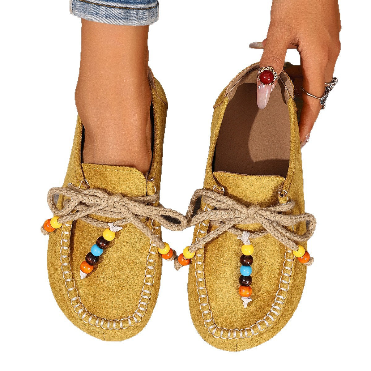 Vintage Suede Casual Loafers