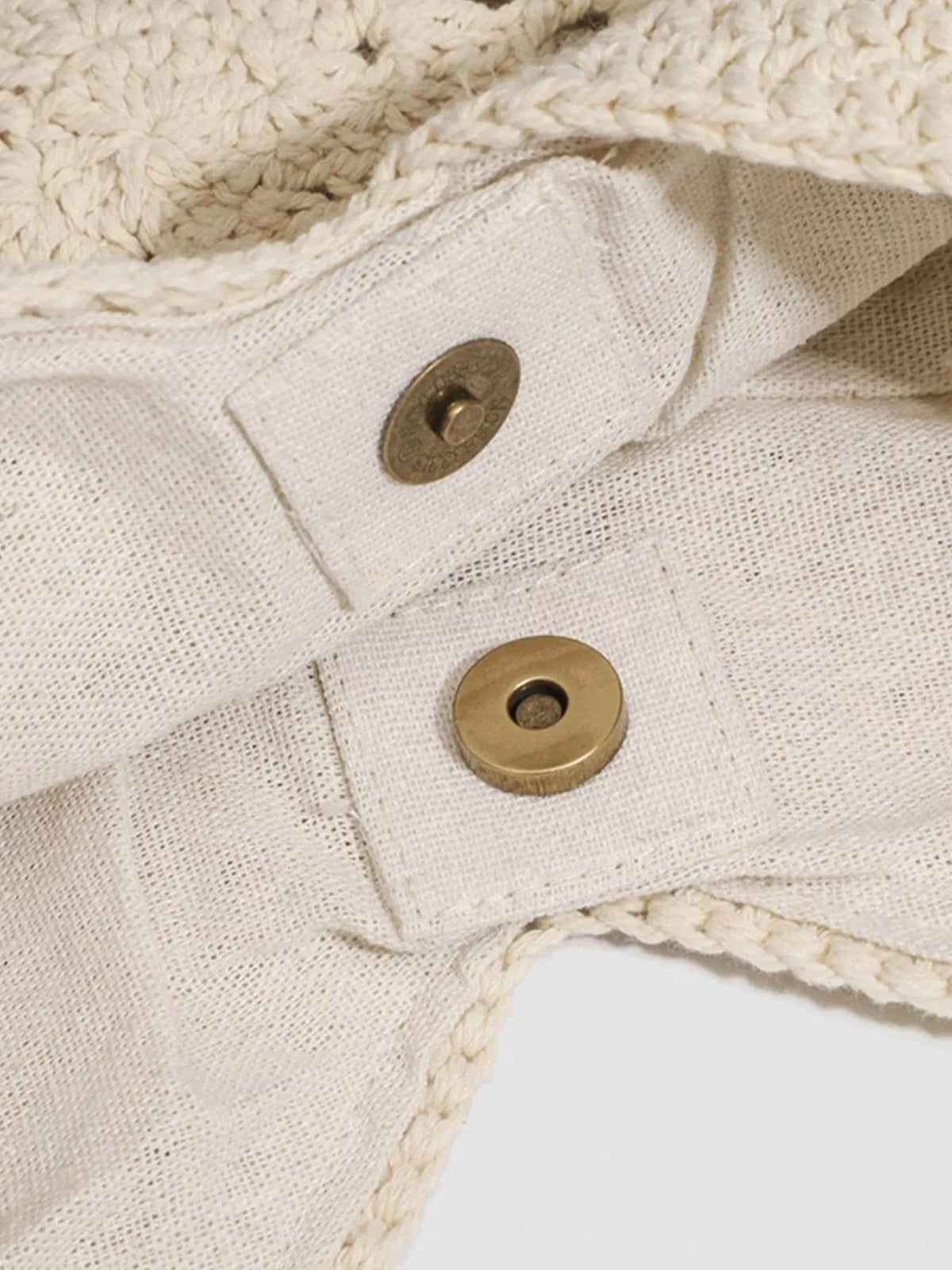 Beige Crochet-Knit Shoulder Bag — photo 8