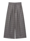 Metro Plaid Cropped Trousers for men