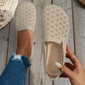 Women's Suede Slip-On Loafers - Breathable Hollow-Out Casual Flats | Sarah Express