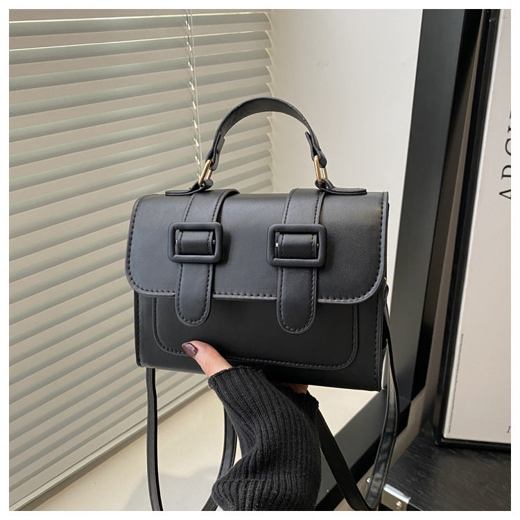 Trendy Small Square Underarm Crossbody Bag for Women - PU Leather Streetwear Shoulder Bag