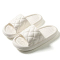 Rhombus EVA Slides | Unisex Non-Slip Lightweight Home Slippers | Indoor Outdoor Bathroom Shoes