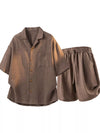 Dune Texture Shirt & Shorts Set — color or detail view 5