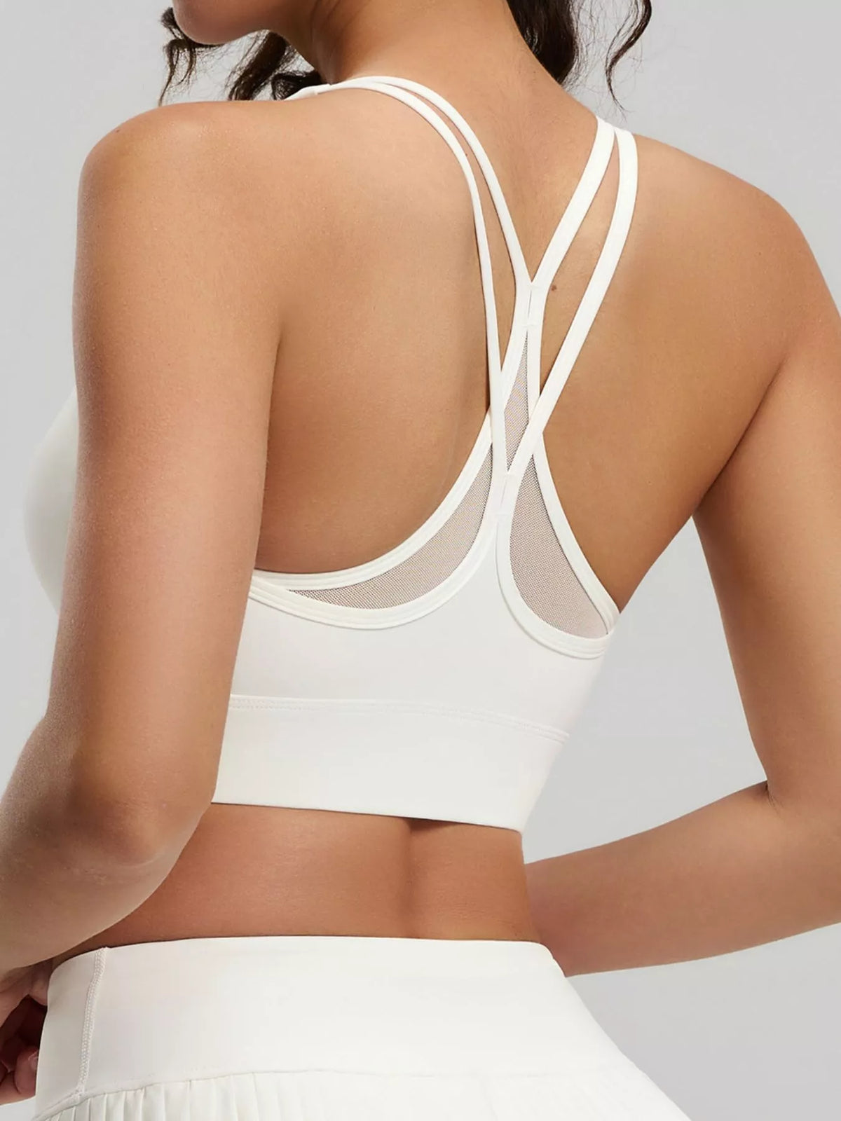 Seamless Scoop-Neck Sports Bra