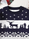 Bluebird Lane Christmas Reindeer Pattern Knit Sweater — product view 2