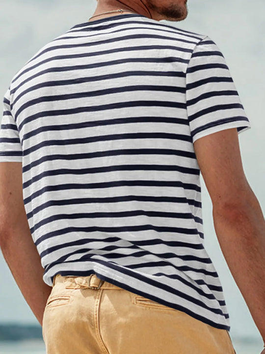 Another view: Men’s Striped Pocket T-Shirt