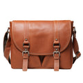 Men's Full-Grain Leather Shoulder Bag – Large Capacity Crossbody Bag for Men