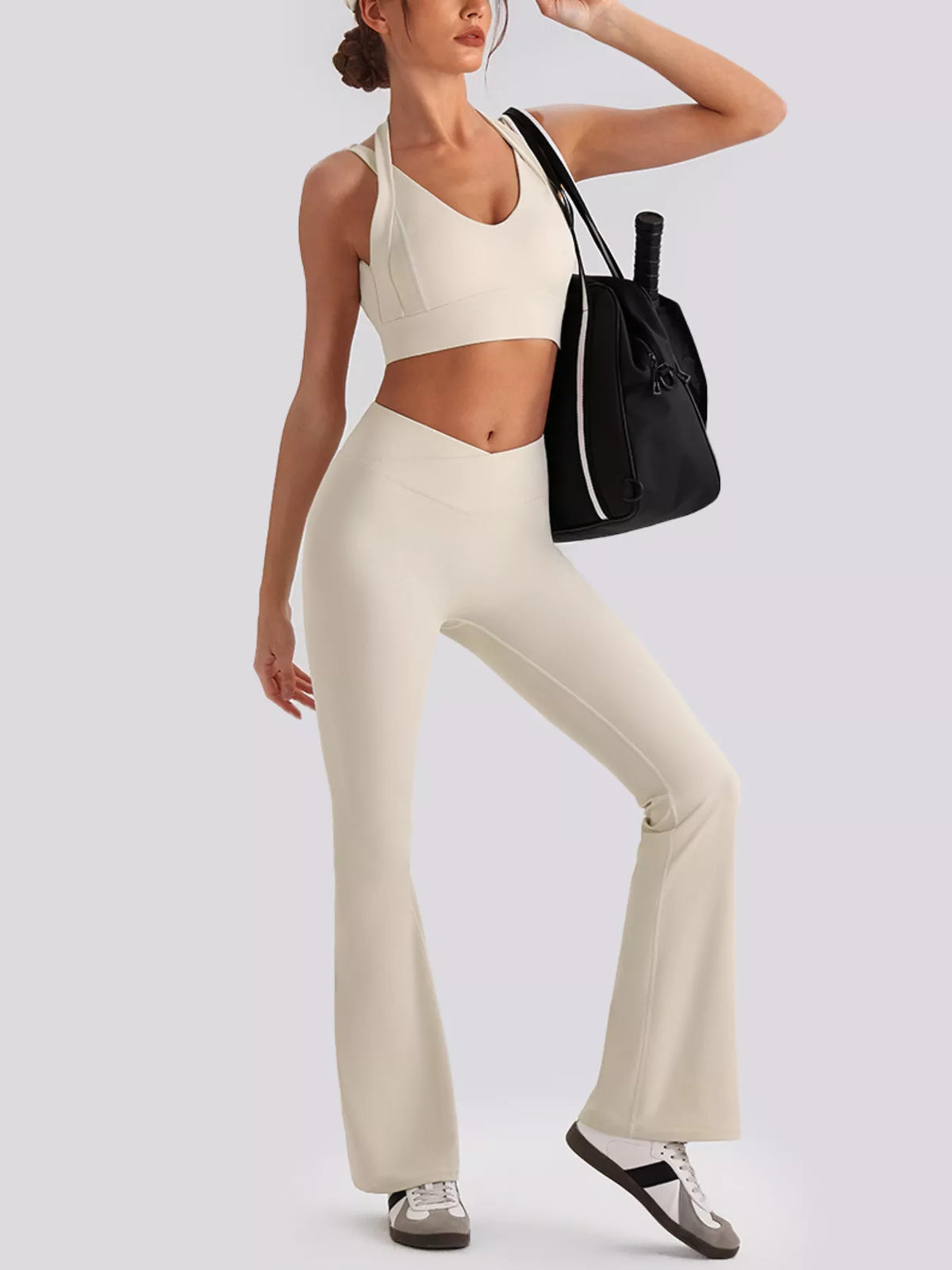 Seamless V-Neck Tank & Leggings Active Set