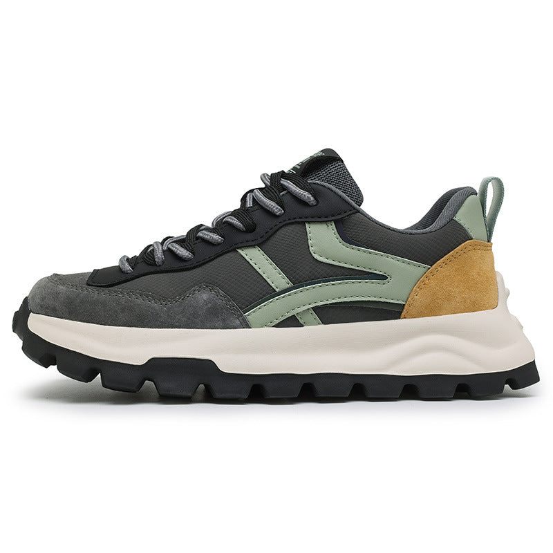 Men's Casual Sporty Sneakers - Comfortable Low-Top Athletic Shoes for Everyday Wear