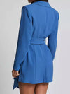Lapel-collar tie-waist blazer — alternate product view 10