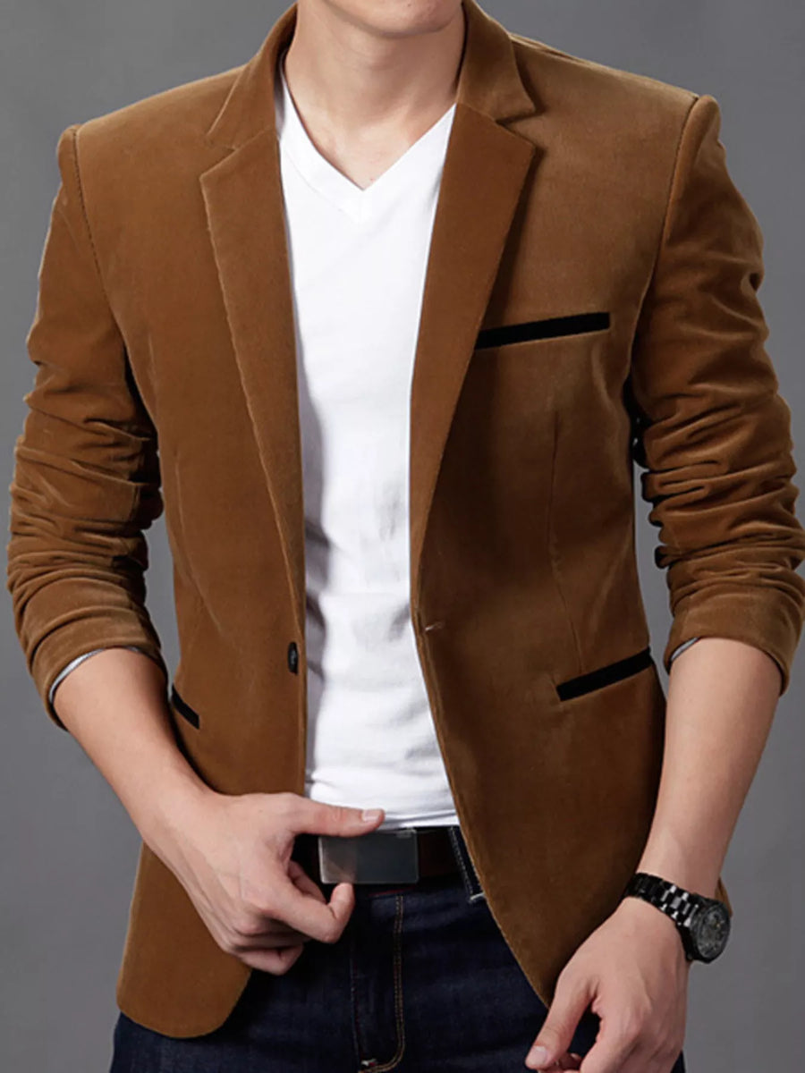 Velvet Hour Slim Blazer