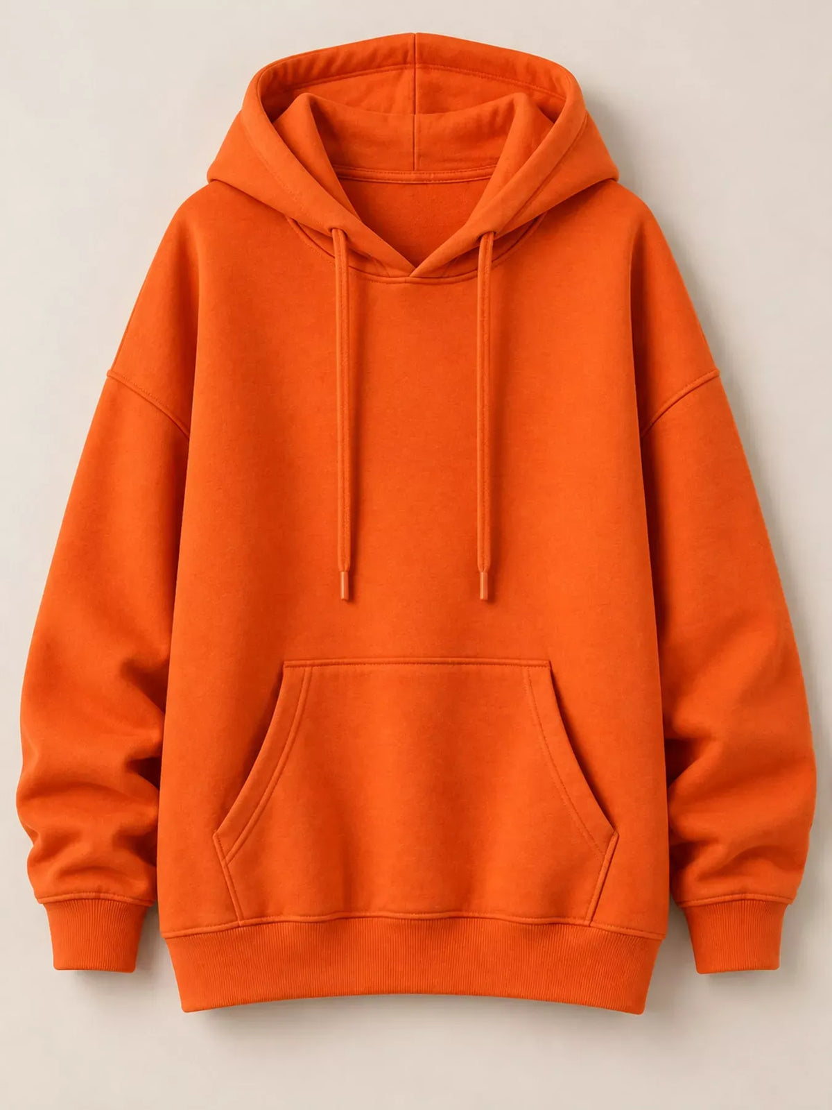 Relaxed Drop-Shoulder Drawstring Hoodie — photo 20