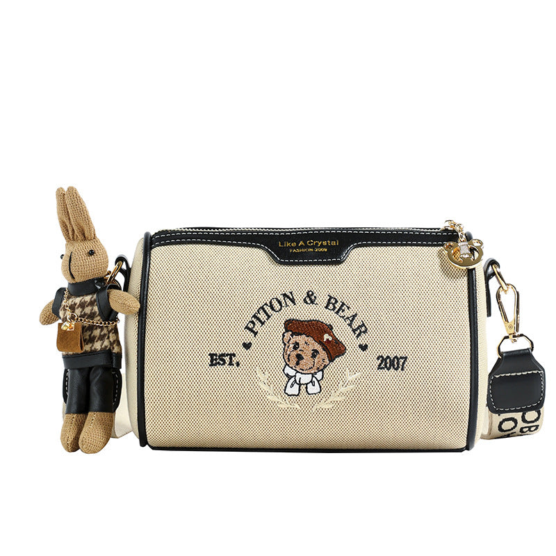 Urban Minimalist Crossbody Pillow Bag - Retro Classic Shoulder Bag for Women | Sarah Express